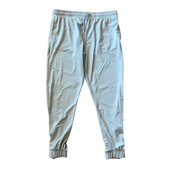 Zyia Active‎ Jogger Pants XXL Gray Stretch Nylon Spandex Zip Ankle Athleisure - Picture 1 of 7